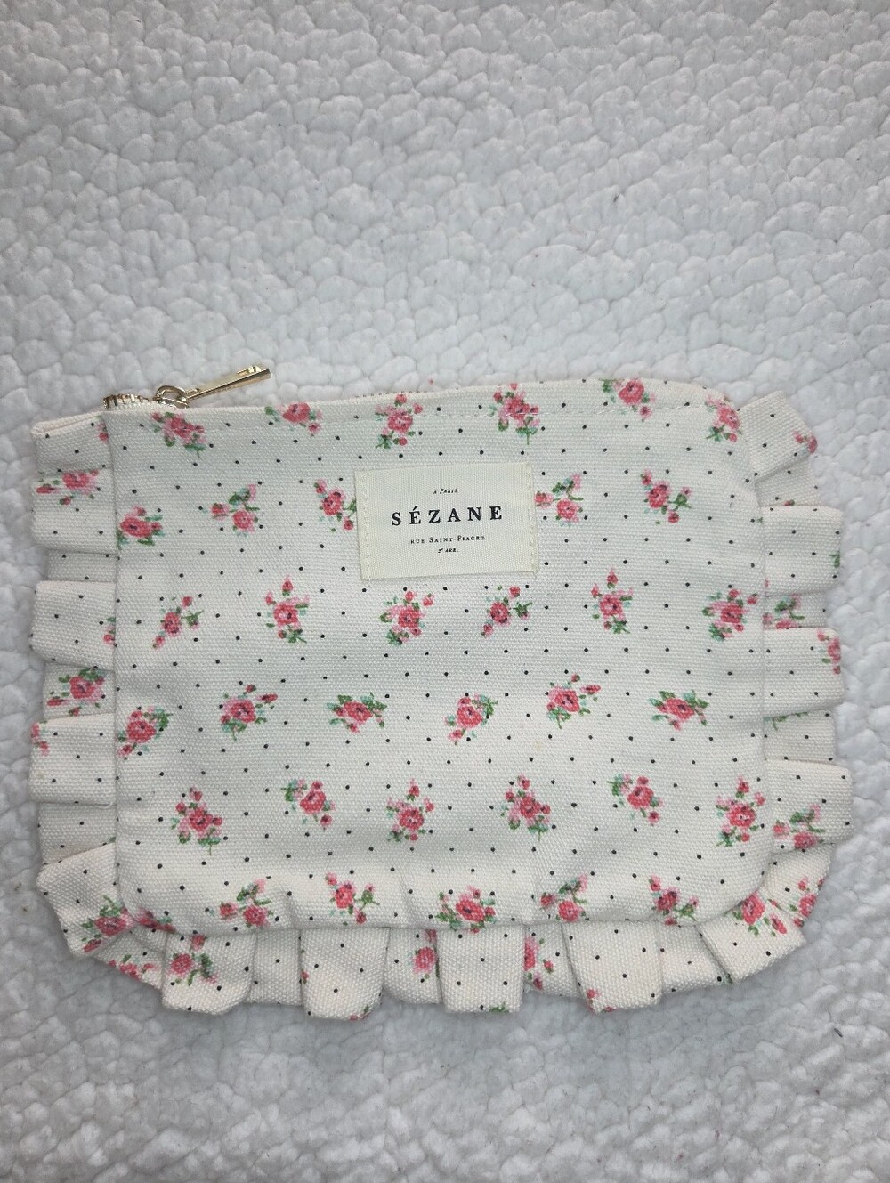 Sezane Small Zippered Pouch